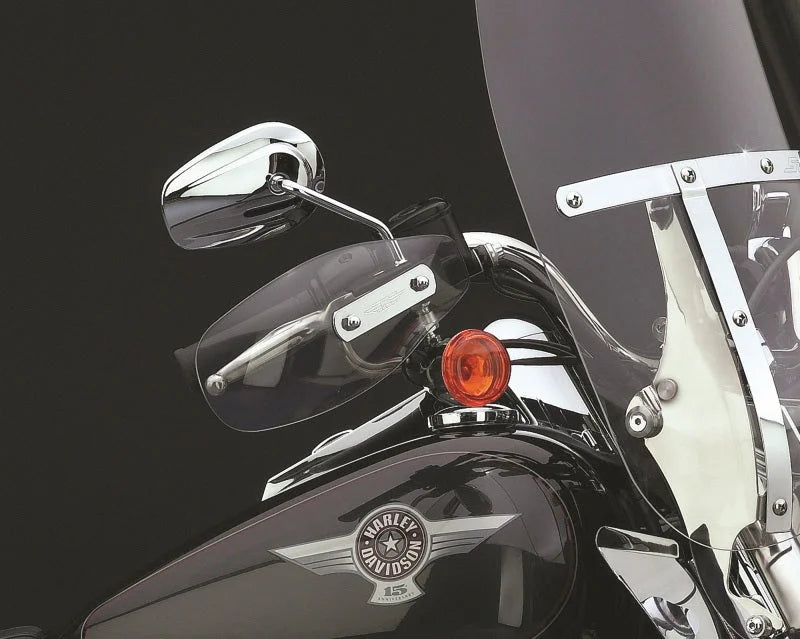 National Cycle 83-03 H/D XL Sportster/70-17 FXD Dyna/87-12 FXS/90-11 Fatboy Hand Deflectors-Lt Tint - Main Product View