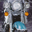 Load image into Gallery viewer, National Cycle 83-12 Harley FXS/FXD/FXW/ Kawasaki VN800-1500 Vulcan Classic Chrome Lower Deflector - Side View