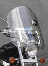Load image into Gallery viewer, National Cycle 83-22 Harley XL/FXR/D/17-25 Hon/07+ Kaw Dakota 3 w/Low Turn Signals Windshield-Clr - Installation View