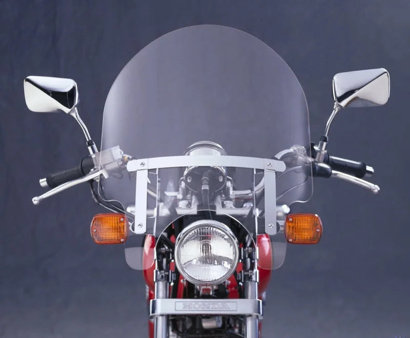 National Cycle 83-22 Harley XL/FXR/D/17-25 Hon/07+ Kaw Dakota 3 w/Low Turn Signals Windshield-Clr - Additional View 6