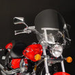 Load image into Gallery viewer, National Cycle 83-22 Harley XL/FXR/D/17-25 Hon/07+ Kaw Dakota 3 w/Low Turn Signals Windshield-Clr - Additional View 8