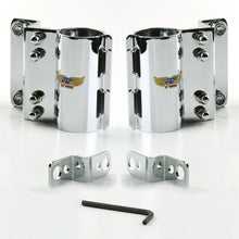 Load image into Gallery viewer, National Cycle 85-07 Honda Shadow / 01-03 Indian Scout/85-99 Kawasaki VN1500 Wide Mount Chrome Kit