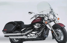 Load image into Gallery viewer, National Cycle 88+ Hon Shadow/87-09 Kaw/92-09 Suzuki/96-17 Yam Road Star Chrome Lower Deflectors - Side View