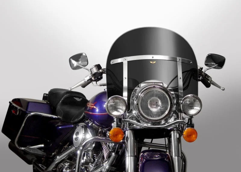 National Cycle 94-21 Harley Davidson FLHR RoadKing/FLHRC RoadKing Classic Chopped Windshield-Clear - Main Product View