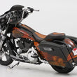 Load image into Gallery viewer, National Cycle 96-13 Harley FLHT/FLHX/FLHTK/SE Touring/ Tri-Glide Wave Low Windshield - Dark Tint - Detail View