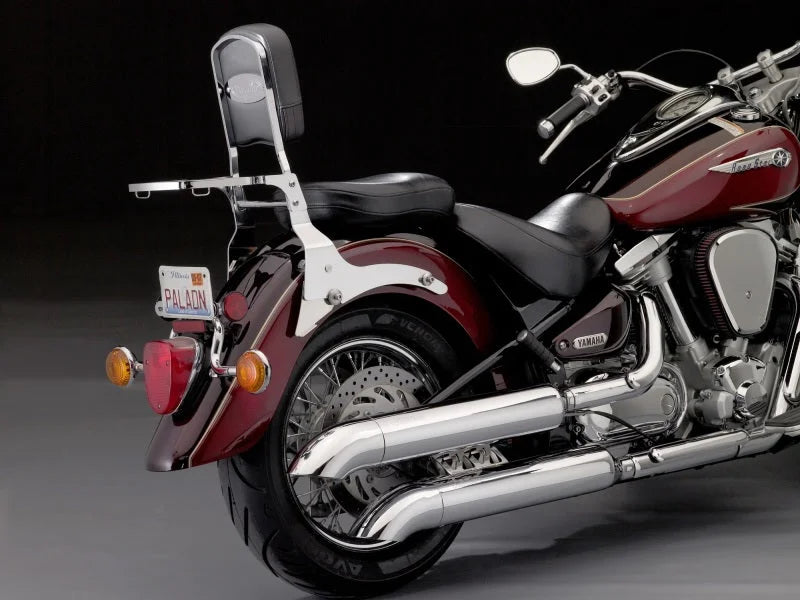 National Cycle 97+ Hon/ 16+ Indian/ 05-23 Kaw/ 01+ Suz/98-15 Yam Paladin Backrest w/Pad - Back View