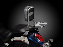 Load image into Gallery viewer, National Cycle 97+ Hon/ 16+ Indian/ 05-23 Kaw/ 01+ Suz/98-15 Yam Paladin Backrest w/Pad - Installation View