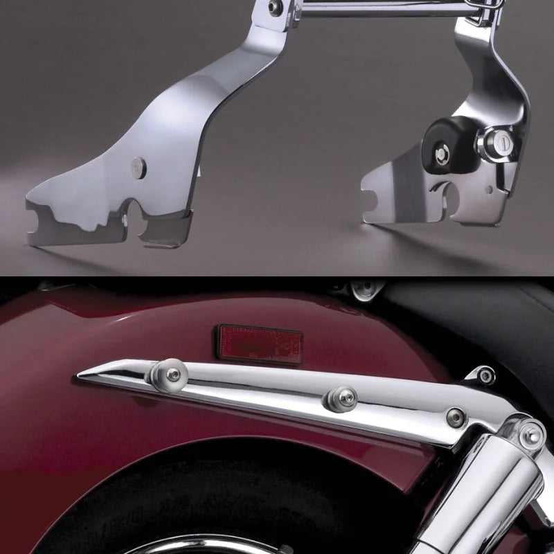 National Cycle 98-15 Yamaha XVS650A V Star Paladin Quick Release Mount Kit - Side View
