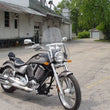 Load image into Gallery viewer, National Cycle BMW/ Honda/ Kawasaki/ Suzuki/ Yamaha Dakota 4.5 mm. Windshield - Clear - Side View