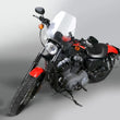 Load image into Gallery viewer, National Cycle Deflector Screen w/ Handlebar 1 in. Quick Set - Clear - Side View