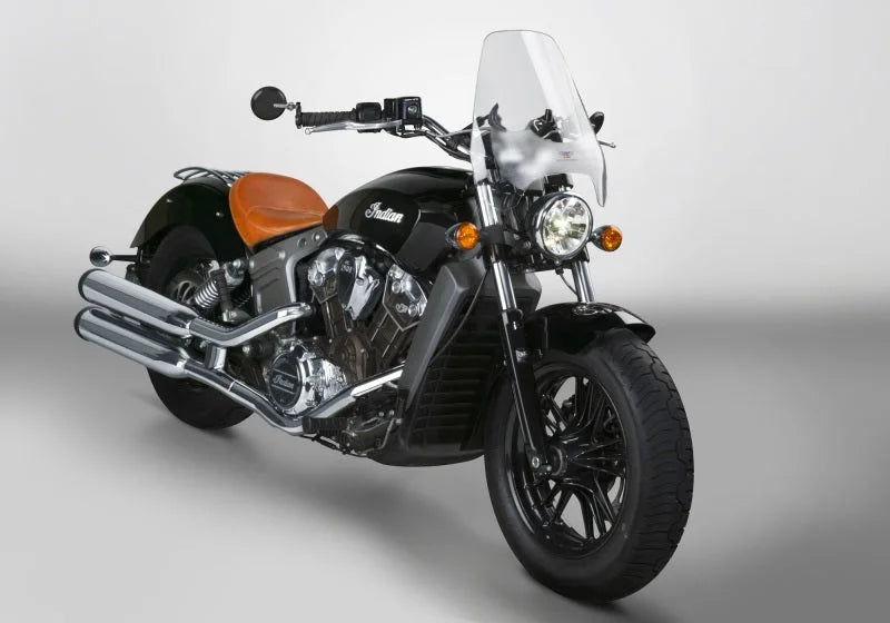 National Cycle Deflector Screen w/ Handlebar 1 in. Quick Set - Clear - Detail View