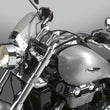 Load image into Gallery viewer, National Cycle Fits 52-56 mm. O.D. Flyscreen - Chrome - Lt. Tint - Main Product View