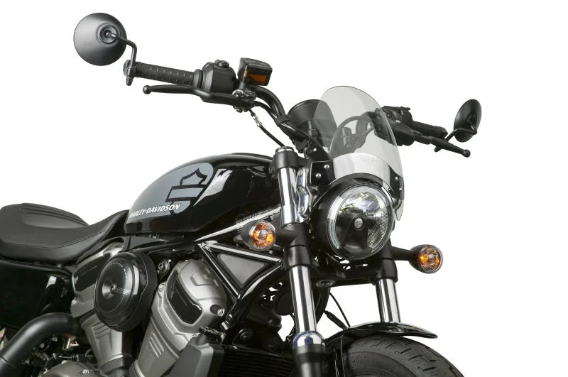 National Cycle Fits Up to 43 mm. O.D. Flyscreen-Chrome Lt. Tint - Main Product View