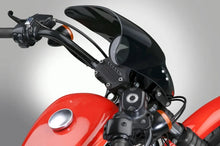 Load image into Gallery viewer, National Cycle Fits up to 48 mm. O.D. Mohawk Black Hardware/Straight Bracket/Windshield - Dark Tint - Main Product View