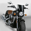 Load image into Gallery viewer, National Cycle Fits up to 48 mm. O.D. Mohawk Black Hardware/Straight Bracket/Windshield - Dark Tint - Side View