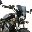 Load image into Gallery viewer, National Cycle Fits up to 48 mm. O.D. Mohawk Black Hardware/Straight Bracket/Windshield - Dark Tint - Installation View