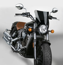 Load image into Gallery viewer, National Cycle Fits up to 48 mm. O.D. Mohawk Chrome Hardware/Straight Bracket/Windshield-Dark Tint - Main Product View