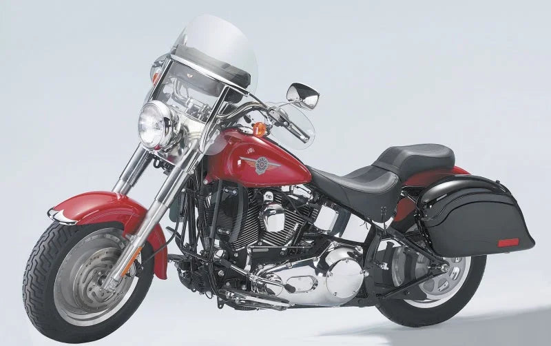 National Cycle Harley Davidson/Honda/Indian/Kawasaki/Suzuki/ Yamaha Chopped Heavy Duty Windshield - Back View