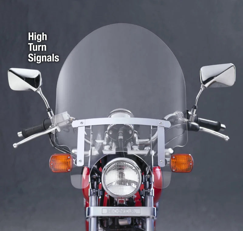 National Cycle Harley/ Honda/ Kymco/ Suzuki Dakota 3.0 Windshield Hi-Turn Signals