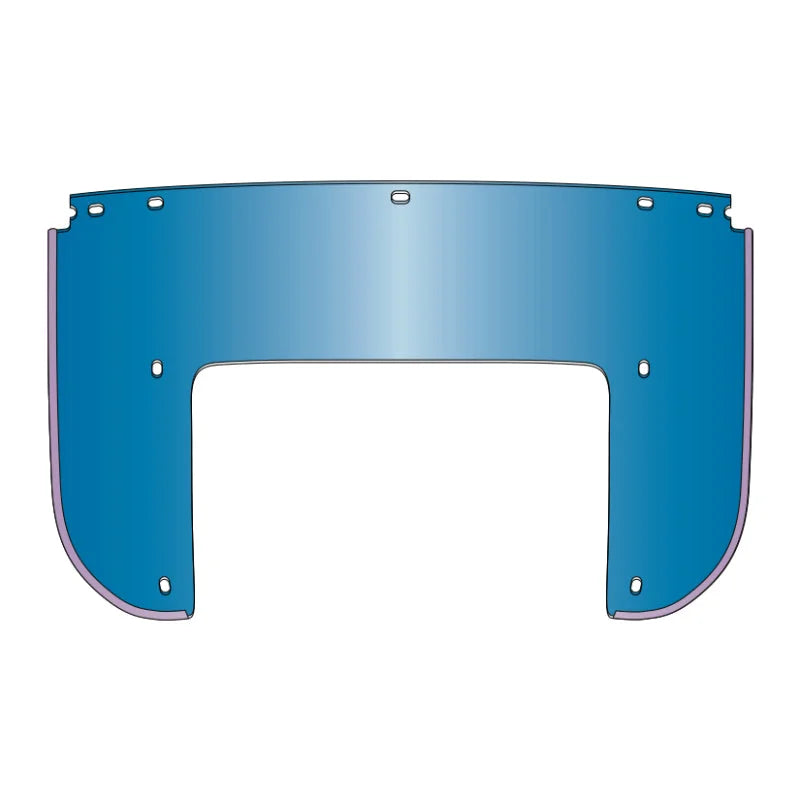 National Cycle Heritage Bottom Replacement Beaded Windshield 7 Bolt-Blue