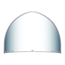 Load image into Gallery viewer, National Cycle Heritage Peaked Top Replacement Beaded Windshield 7 Bolt-Clear