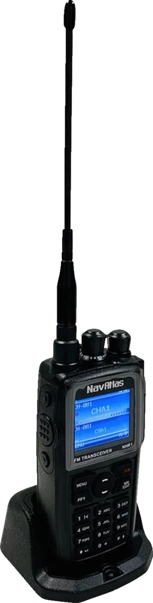 NavAtlas Dual Band Radio - VHF/UHF NHR1V2 - Side View