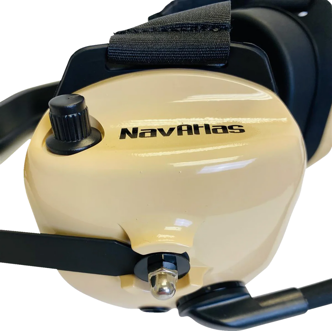 NavAtlas Headset - Behind-the-Head - Stereo/VOX - Beige NB202BE - Installation View