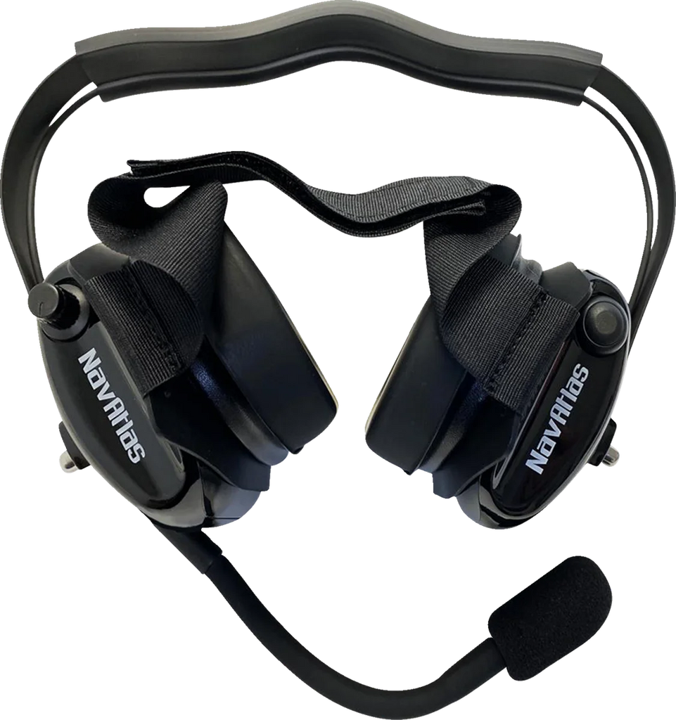 NavAtlas Headset - Behind-the-Head - Stereo/VOX - Black NB202BK - Main Product View