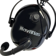 Load image into Gallery viewer, NavAtlas Headset - Over-the-Head - Stereo/VOX - Black NO303BK - Back View