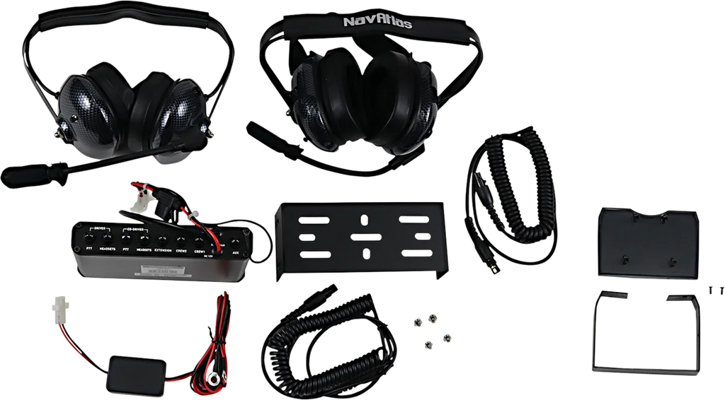 NavAtlas Intercom System - Behind the Head Style Headset NIB120PK - Side View