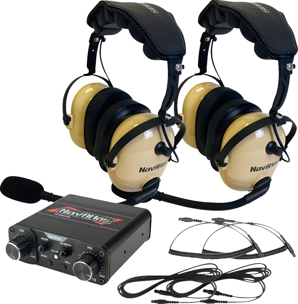 NavAtlas Intercom/Headset Kit - 2-Seat - Beige NIO132PK - Main Product View