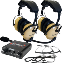 Load image into Gallery viewer, NavAtlas Intercom/Headset Kit - 2-Seat - Beige NIO132PK - Main Product View