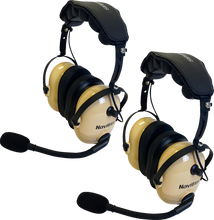 Load image into Gallery viewer, NavAtlas Intercom/Headset Kit - 2-Seat - Beige NIO132PK - Back View
