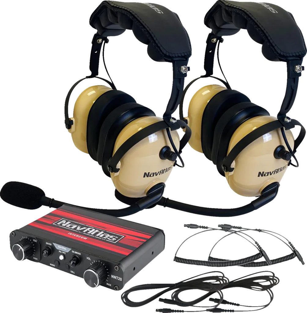 NavAtlas Intercom/Headset Kit - 2-Seat - Beige NIO232PK - Main Product View