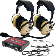 Load image into Gallery viewer, NavAtlas Intercom/Headset Kit - 2-Seat - Beige NIO232PK - Main Product View