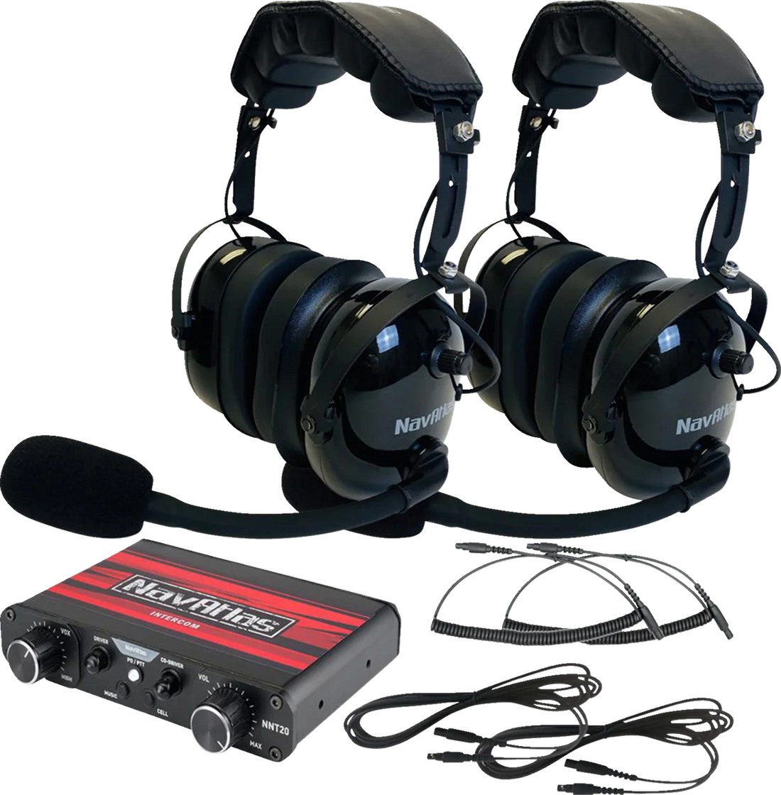 NavAtlas Intercom/Headset Kit - 2-Seat - Beige NIO232PK - Installation View