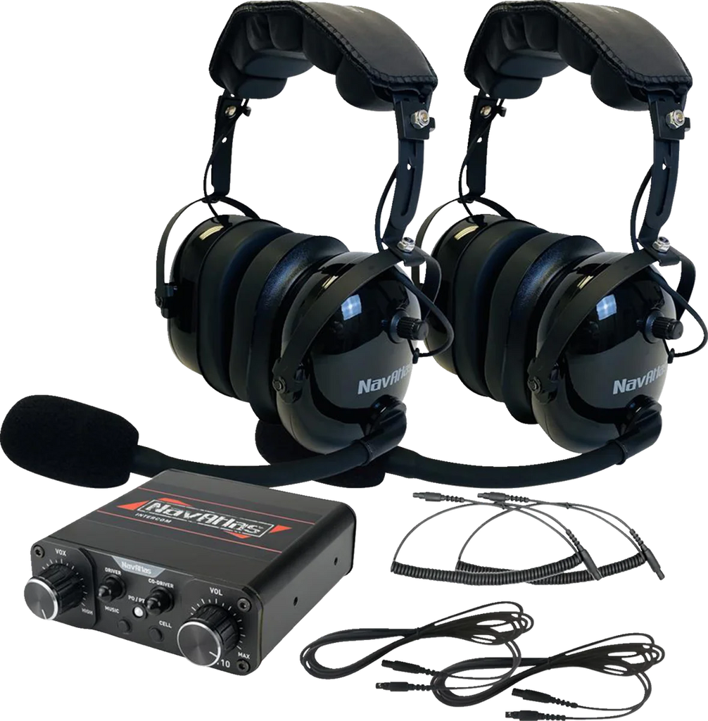 NavAtlas Intercom/Headset Kit - 2-Seat - Black NIO131PK - Main Product View