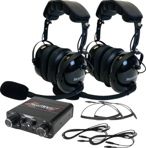 NavAtlas Intercom/Headset Kit - 2-Seat - Black NIO131PK - Main Product View