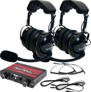 NavAtlas Intercom/Headset Kit - 2-Seat - Black NIO231PK - Main Product View