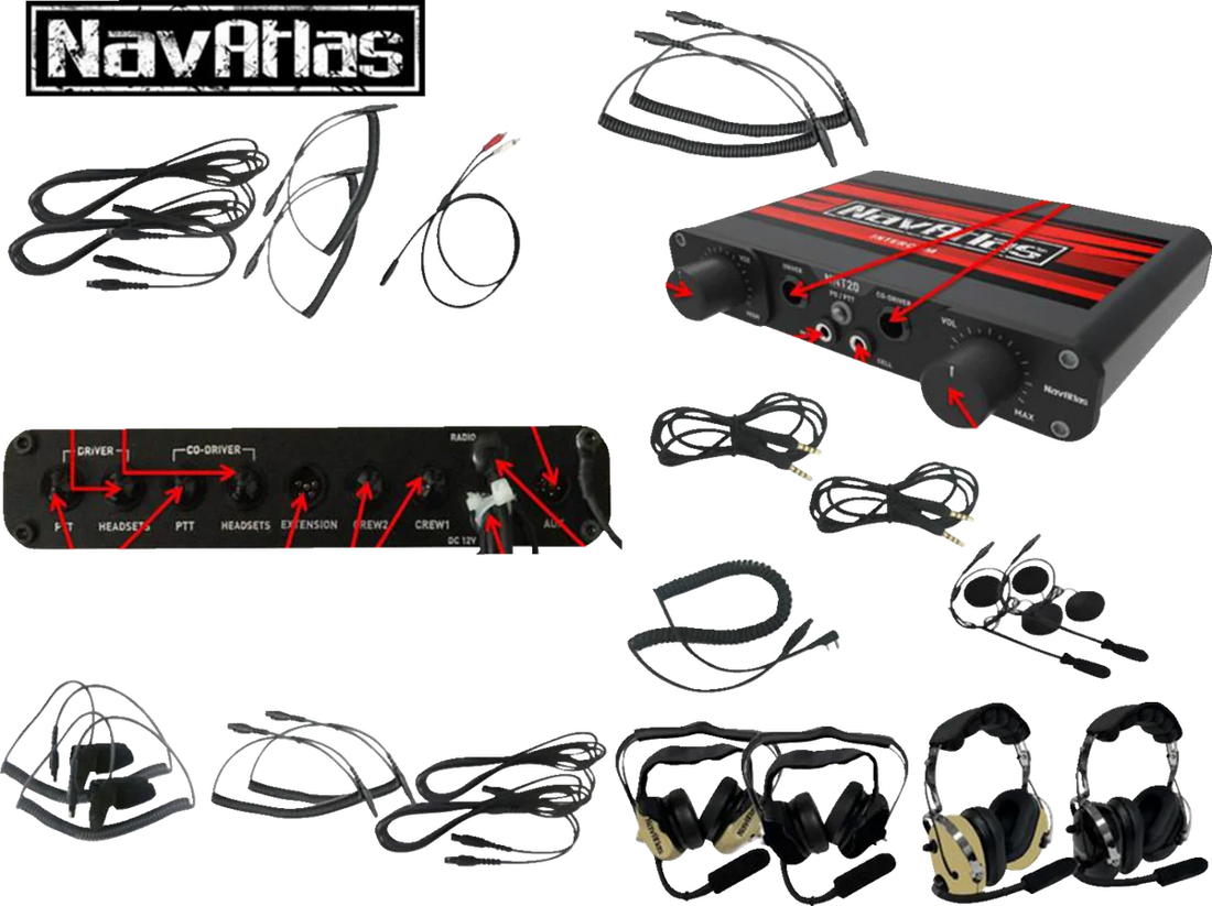 NavAtlas Intercom/Headset Kit - 2-Seat - Black NIO231PK - Additional View 6