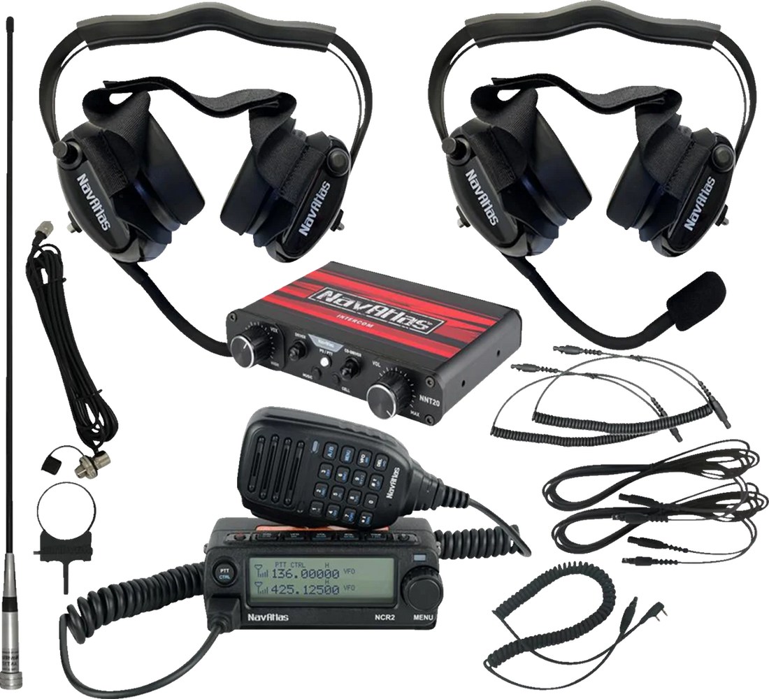 NavAtlas Intercom/Radio and Headset Kit - 2-Seat - Beige NI2RBHBE2 - Additional View 8
