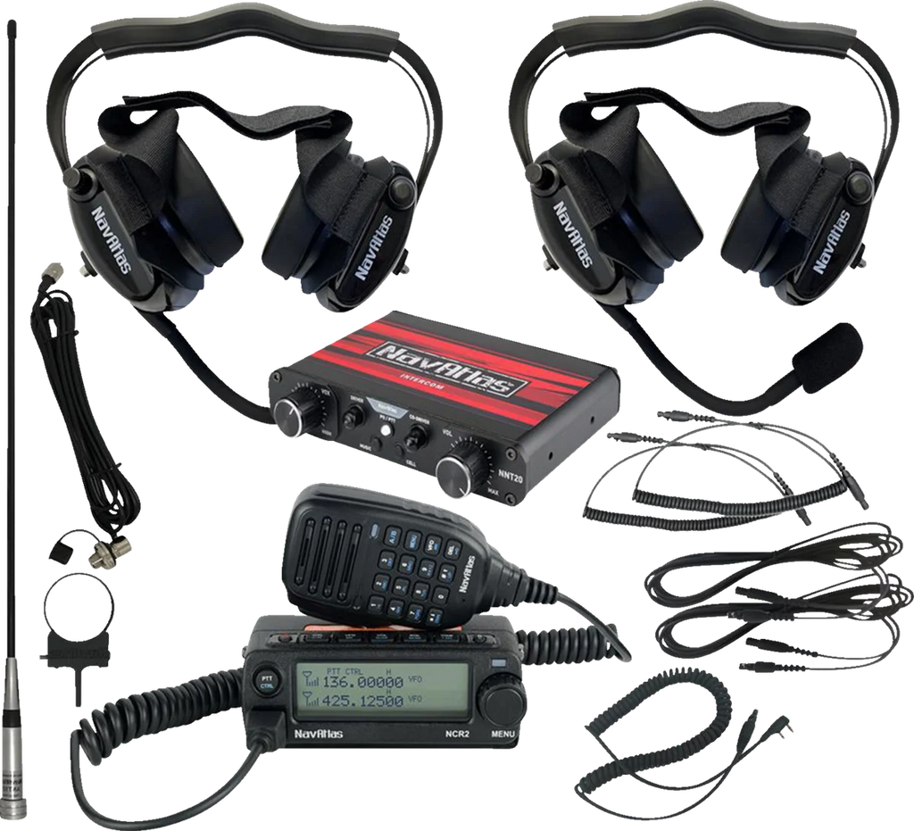 NavAtlas Intercom/Radio and Headset Kit - 2-Seat - Beige NI2RBHBE2 - Additional View 8
