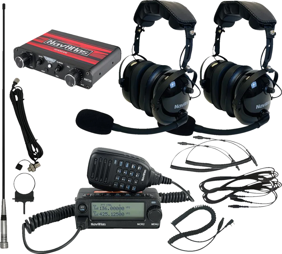 NavAtlas Intercom/Radio and Headset Kit - 2-Seat - Beige NI2ROHBE2 - Additional View 8