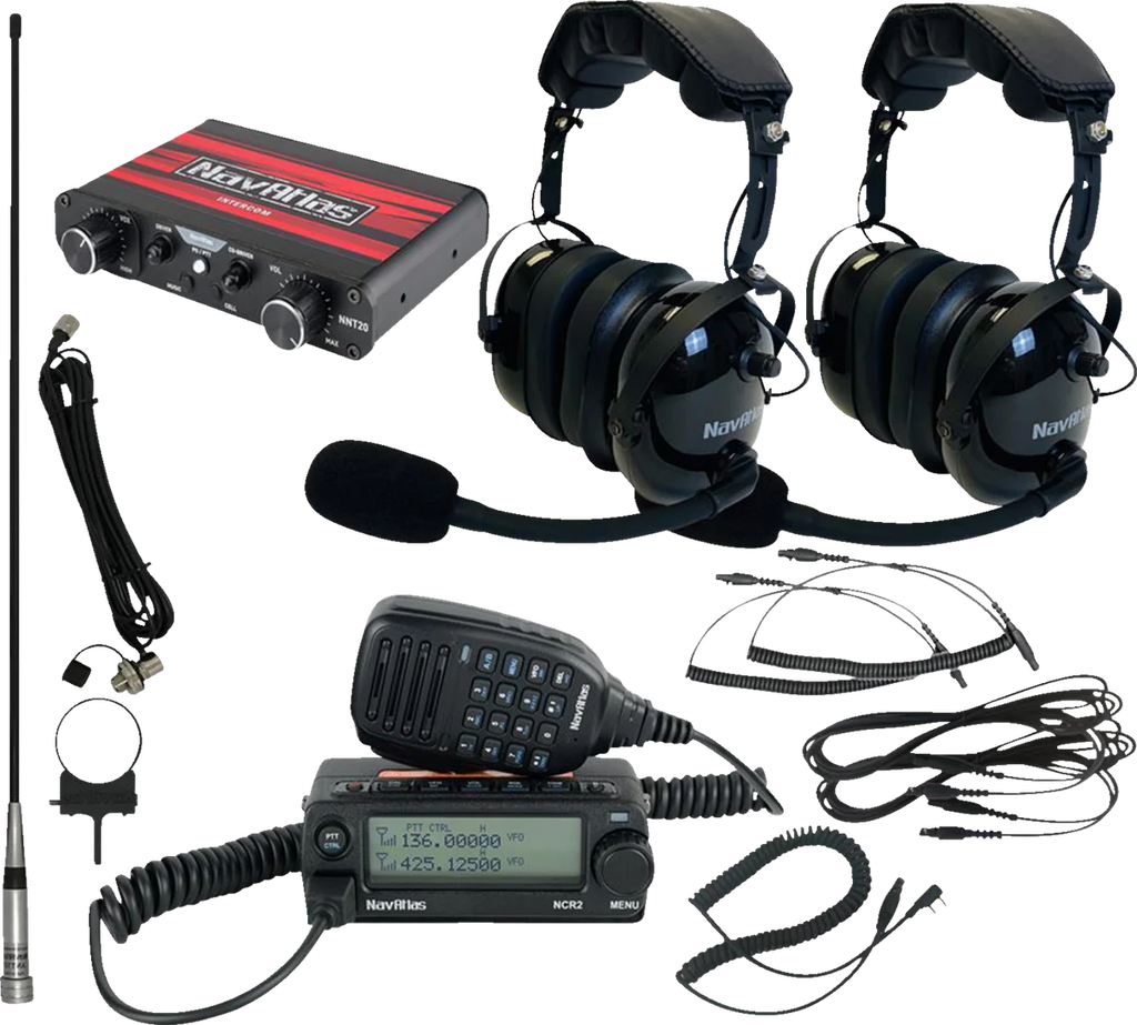 NavAtlas Intercom/Radio and Headset Kit - 2-Seat - Beige NI2ROHBE2 - Additional View 8