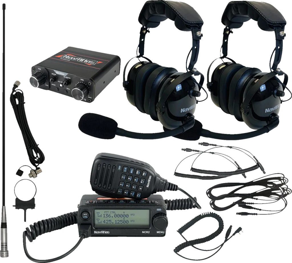 NavAtlas Intercom/Radio and Headset Kit - 2-Seat - Beige NIROHBE2 - Additional View 8