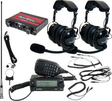 Load image into Gallery viewer, NavAtlas Intercom/Radio and Headset Kit - 2-Seat - Black NI2ROHBK2 - Main Product View