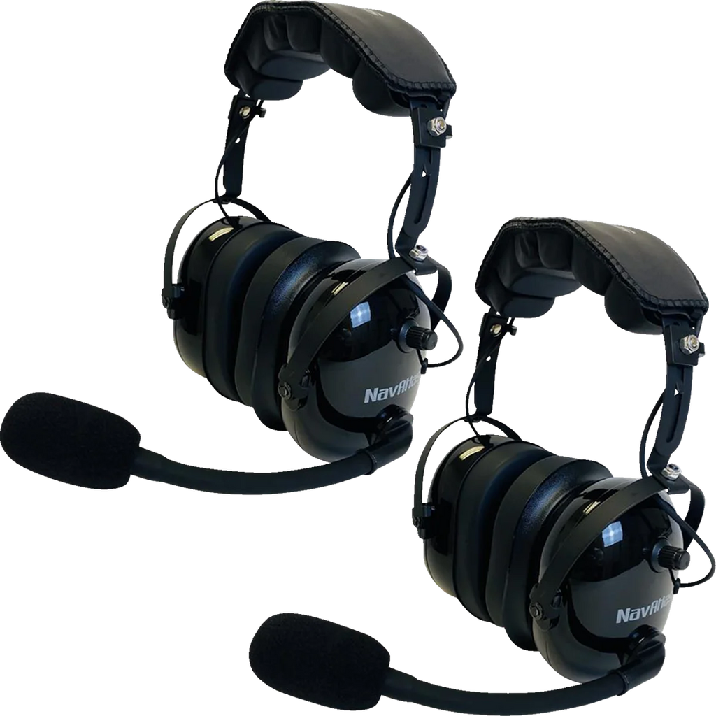 NavAtlas Intercom/Radio and Headset Kit - 2-Seat - Black NI2ROHBK2 - Installation View