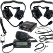Load image into Gallery viewer, NavAtlas Intercom/Radio and Headset Kit - 2-Seat - Black NIRBHBK2 - Main Product View