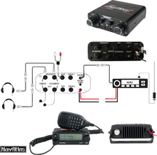Load image into Gallery viewer, NavAtlas Intercom/Radio and Headset Kit - 2-Seat - Black NIRBHBK2 - Additional View 8