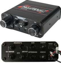 Load image into Gallery viewer, NavAtlas Intercom/Radio and Headset Kit - 2-Seat - Black NIROHBK2 - Side View